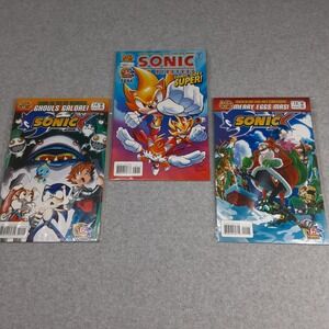 Sonic the Hedgehog Archie Comics Lot Of 3 Issues 169 Sonic X 14 15 Great Shape
